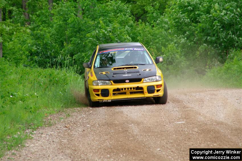 Steve Gingras / Joe Boburka Subaru Impreza on SS3, Woodtick Hollow.