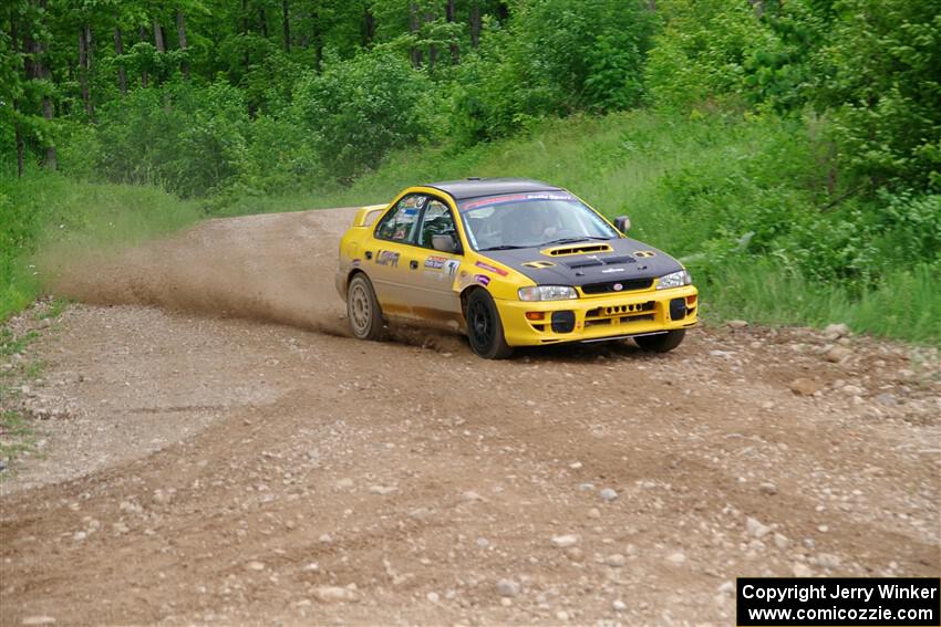 Steve Gingras / Joe Boburka Subaru Impreza on SS3, Woodtick Hollow.