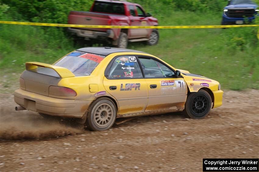 Steve Gingras / Joe Boburka Subaru Impreza on SS3, Woodtick Hollow.
