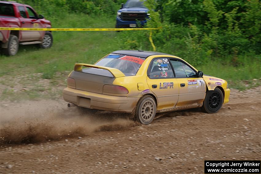 Steve Gingras / Joe Boburka Subaru Impreza on SS3, Woodtick Hollow.