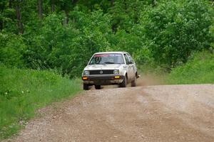 Adam VanDamme / Morgan Engle VW Golf on SS3, Woodtick Hollow.