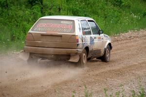 Adam VanDamme / Morgan Engle VW Golf on SS3, Woodtick Hollow.