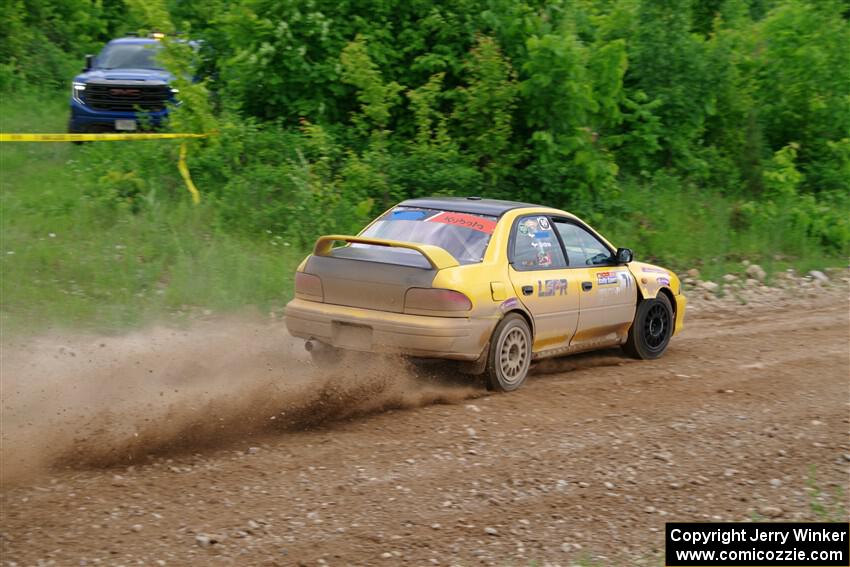 Steve Gingras / Joe Boburka Subaru Impreza on SS3, Woodtick Hollow.