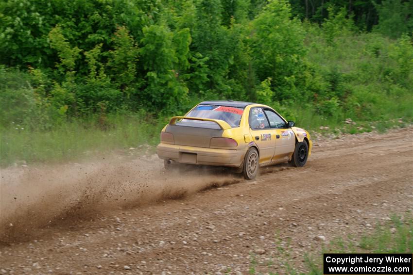 Steve Gingras / Joe Boburka Subaru Impreza on SS3, Woodtick Hollow.