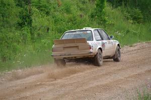 Shanti Witt / Keegan Helwig BMW 325is on SS3, Woodtick Hollow.