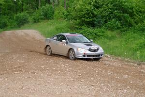 Derek Denti / Josh Remmetter Acura RSX on SS3, Woodtick Hollow.