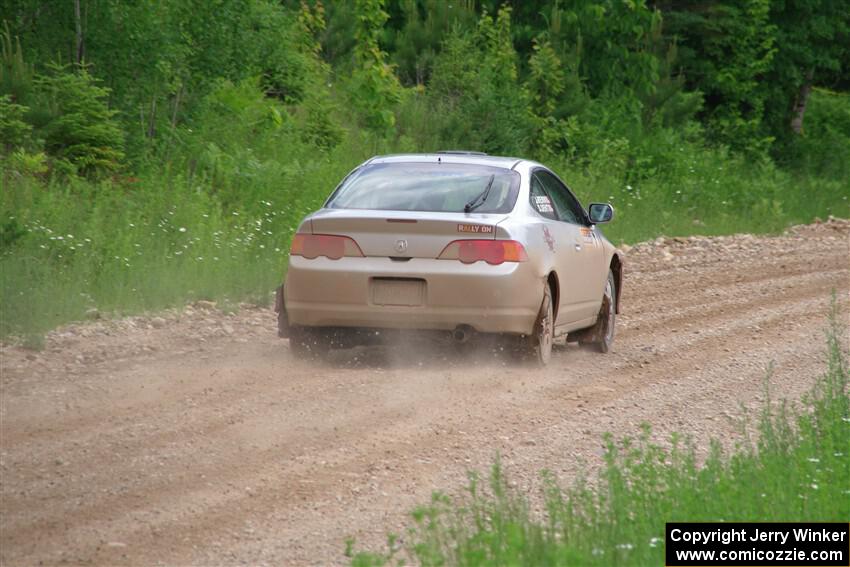 Derek Denti / Josh Remmetter Acura RSX on SS3, Woodtick Hollow.