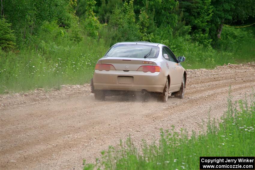 Derek Denti / Josh Remmetter Acura RSX on SS3, Woodtick Hollow.