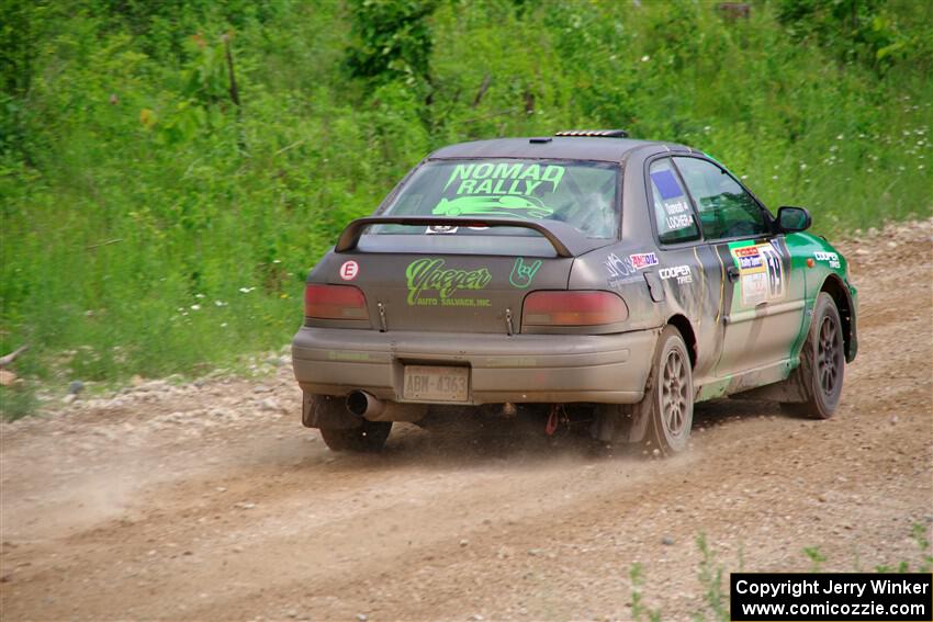 Jordan Locher / Cray Dumeah Subaru Impreza 2.5RS on SS3, Woodtick Hollow.