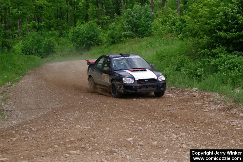Mike Ryan's Subaru Impreza 2.5RS on SS3, Woodtick Hollow.