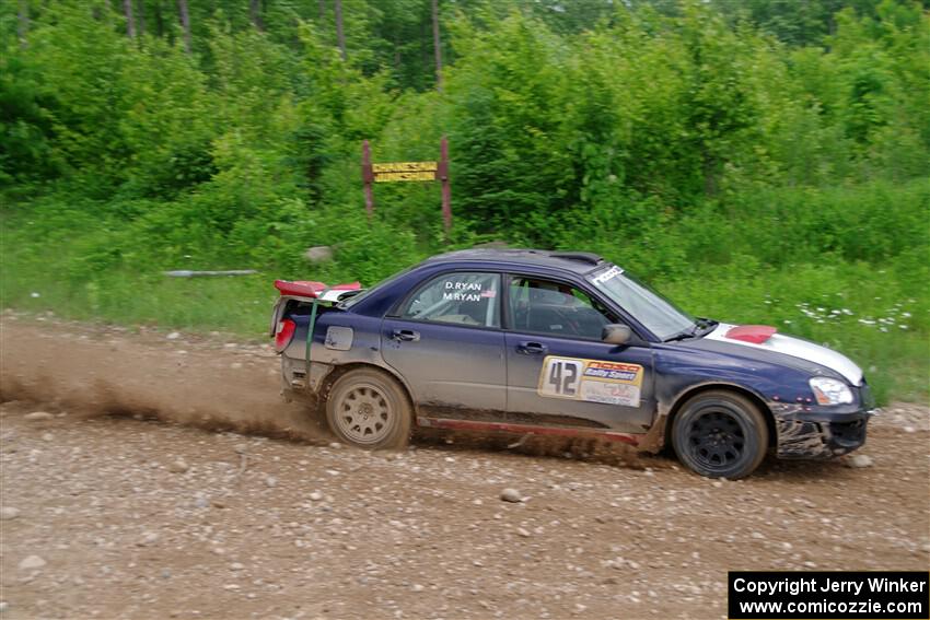Mike Ryan's Subaru Impreza 2.5RS on SS3, Woodtick Hollow.