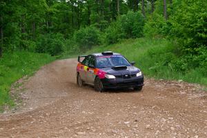 Colin Gleason / Ian Nelson Subaru Impreza 2.5RS on SS3, Woodtick Hollow.
