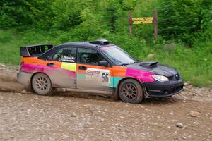 Colin Gleason / Ian Nelson Subaru Impreza 2.5RS on SS3, Woodtick Hollow.