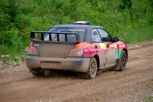 Colin Gleason / Ian Nelson Subaru Impreza 2.5RS on SS3, Woodtick Hollow.