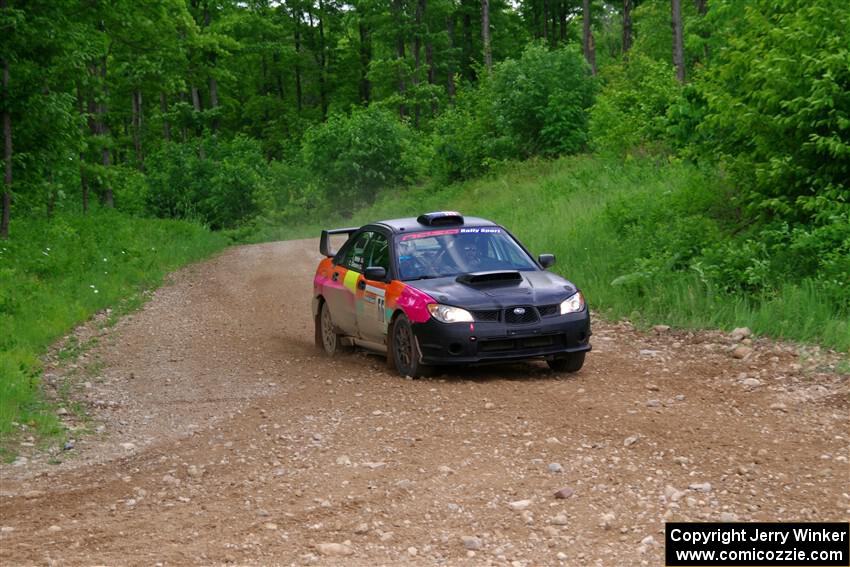 Colin Gleason / Ian Nelson Subaru Impreza 2.5RS on SS3, Woodtick Hollow.