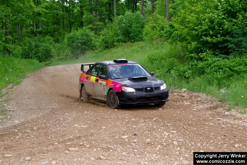 Colin Gleason / Ian Nelson Subaru Impreza 2.5RS on SS3, Woodtick Hollow.