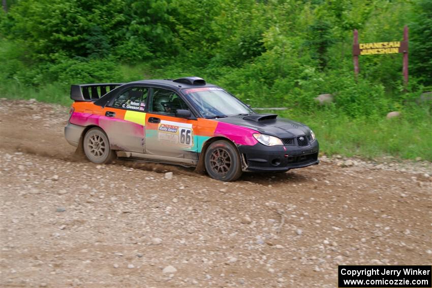 Colin Gleason / Ian Nelson Subaru Impreza 2.5RS on SS3, Woodtick Hollow.