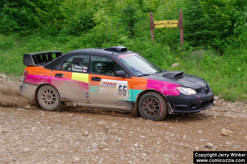 Colin Gleason / Ian Nelson Subaru Impreza 2.5RS on SS3, Woodtick Hollow.