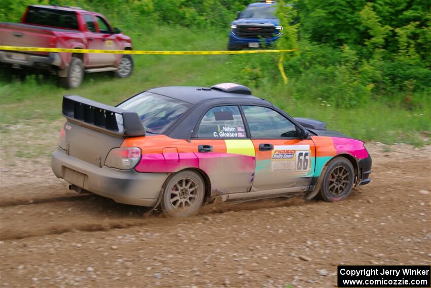 Colin Gleason / Ian Nelson Subaru Impreza 2.5RS on SS3, Woodtick Hollow.