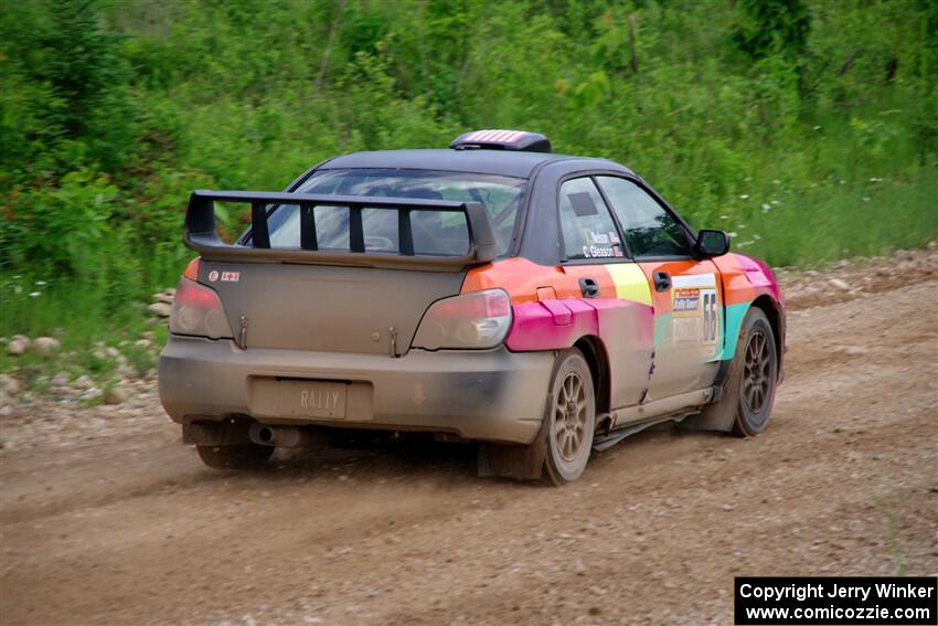 Colin Gleason / Ian Nelson Subaru Impreza 2.5RS on SS3, Woodtick Hollow.