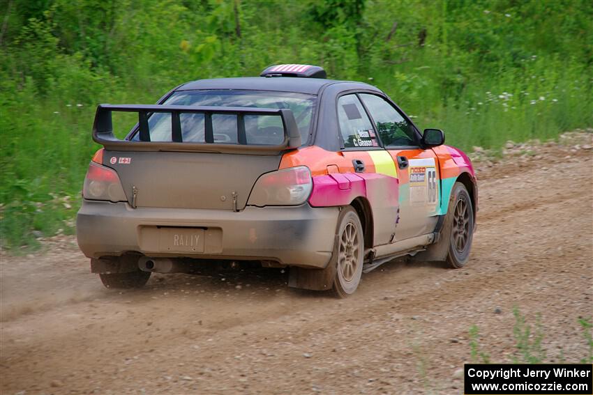 Colin Gleason / Ian Nelson Subaru Impreza 2.5RS on SS3, Woodtick Hollow.