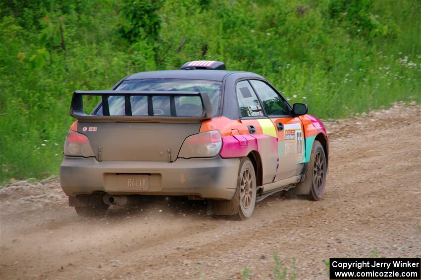 Colin Gleason / Ian Nelson Subaru Impreza 2.5RS on SS3, Woodtick Hollow.