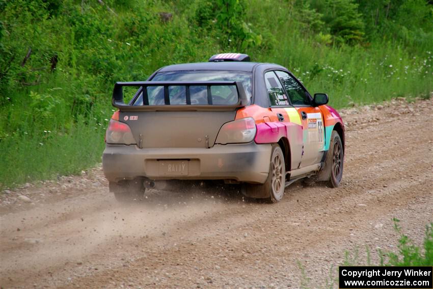 Colin Gleason / Ian Nelson Subaru Impreza 2.5RS on SS3, Woodtick Hollow.
