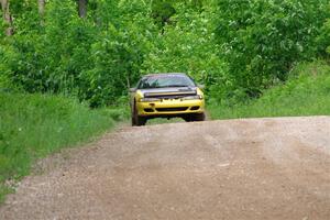 Eli Goethel / Max Sutton Mitsubishi Eclipse on SS3, Woodtick Hollow.