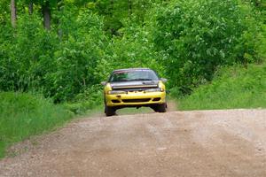 Eli Goethel / Max Sutton Mitsubishi Eclipse on SS3, Woodtick Hollow.