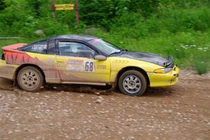 Eli Goethel / Max Sutton Mitsubishi Eclipse on SS3, Woodtick Hollow.
