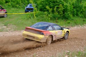 Eli Goethel / Max Sutton Mitsubishi Eclipse on SS3, Woodtick Hollow.
