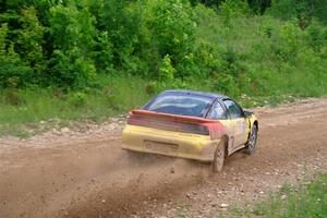 Eli Goethel / Max Sutton Mitsubishi Eclipse on SS3, Woodtick Hollow.