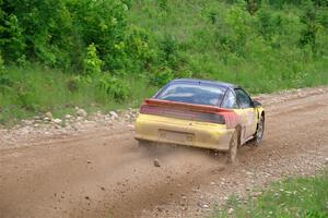 Eli Goethel / Max Sutton Mitsubishi Eclipse on SS3, Woodtick Hollow.