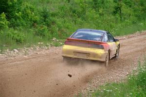Eli Goethel / Max Sutton Mitsubishi Eclipse on SS3, Woodtick Hollow.