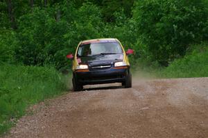 James Walker / Yannis Burnell Chevy Aveo on SS3, Woodtick Hollow.