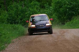 James Walker / Yannis Burnell Chevy Aveo on SS3, Woodtick Hollow.
