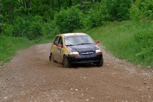 James Walker / Yannis Burnell Chevy Aveo on SS3, Woodtick Hollow.