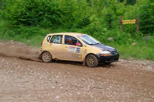James Walker / Yannis Burnell Chevy Aveo on SS3, Woodtick Hollow.