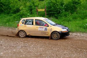 James Walker / Yannis Burnell Chevy Aveo on SS3, Woodtick Hollow.