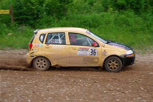James Walker / Yannis Burnell Chevy Aveo on SS3, Woodtick Hollow.