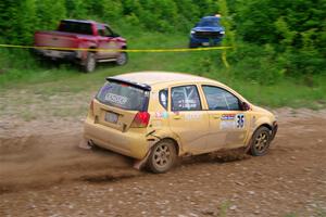 James Walker / Yannis Burnell Chevy Aveo on SS3, Woodtick Hollow.