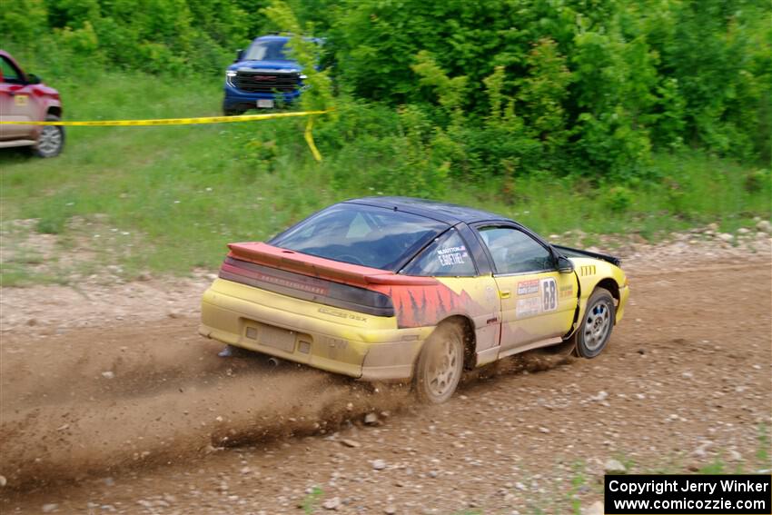 Eli Goethel / Max Sutton Mitsubishi Eclipse on SS3, Woodtick Hollow.