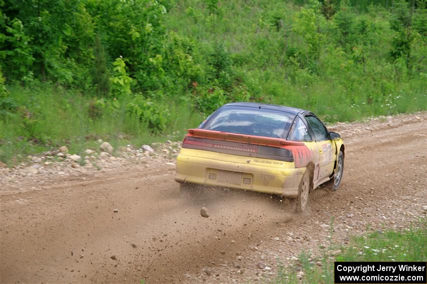 Eli Goethel / Max Sutton Mitsubishi Eclipse on SS3, Woodtick Hollow.