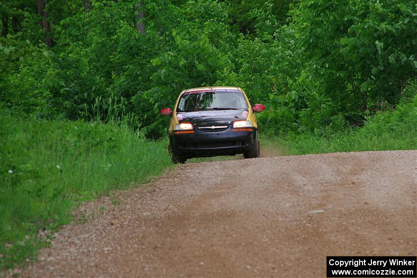 James Walker / Yannis Burnell Chevy Aveo on SS3, Woodtick Hollow.