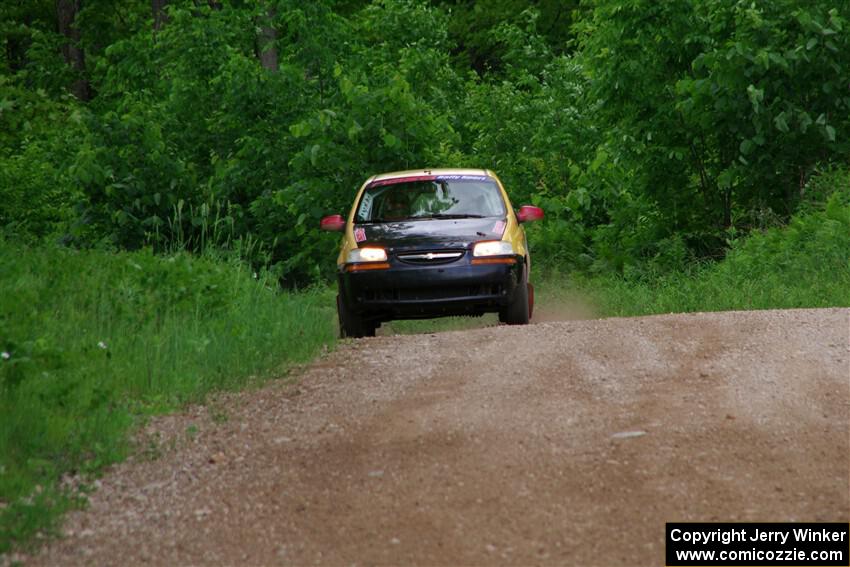 James Walker / Yannis Burnell Chevy Aveo on SS3, Woodtick Hollow.