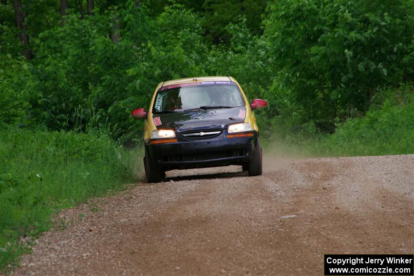 James Walker / Yannis Burnell Chevy Aveo on SS3, Woodtick Hollow.