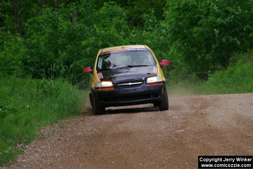 James Walker / Yannis Burnell Chevy Aveo on SS3, Woodtick Hollow.