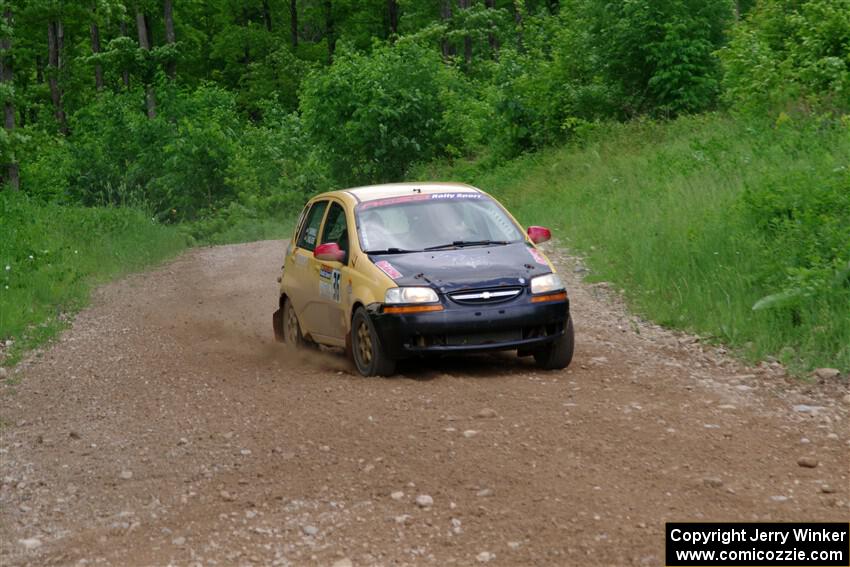 James Walker / Yannis Burnell Chevy Aveo on SS3, Woodtick Hollow.