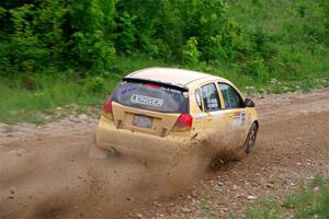 James Walker / Yannis Burnell Chevy Aveo on SS3, Woodtick Hollow.