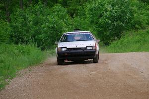 Eric Anderson / Taylor Haelterman Toyota Celica GTS on SS3, Woodtick Hollow.